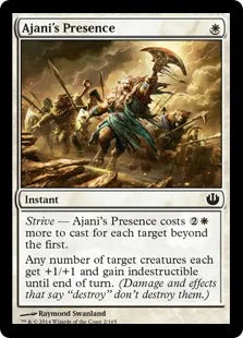《アジャニの存在/Ajani's Presence》[JOU] 白C