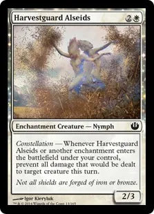《収穫守りのアルセイド/Harvestguard Alseids》[JOU] 白C
