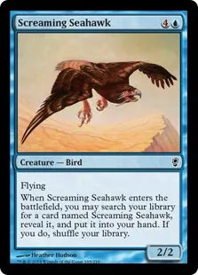 《鳴き叫ぶウミタカ/Screaming Seahawk》[CNS] 青C