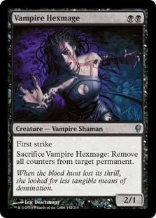 《吸血鬼の呪詛術士/Vampire Hexmage》[CNS] 黒U