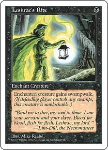 《レシュラックの秘儀/Leshrac's Rite》[5ED] 黒U