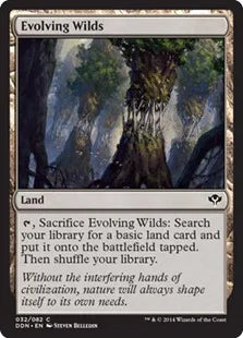 《進化する未開地/Evolving Wilds》[SvC] 土地C