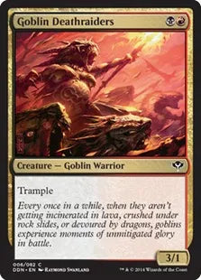 《ゴブリンの死の略奪者/Goblin Deathraiders》[SvC] 金C
