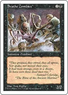 《スケイズ・ゾンビ/Scathe Zombies》[5ED] 黒C