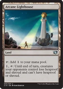 《秘儀の灯台/Arcane Lighthouse》[C14] 土地U