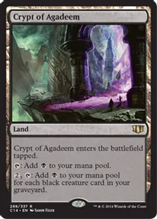 《アガディームの墓所/Crypt of Agadeem》[C14] 土地R