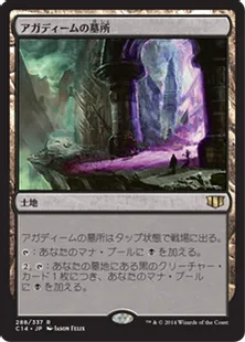 《アガディームの墓所/Crypt of Agadeem》[C14] 土地R