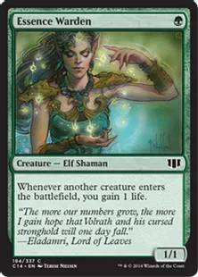 《本質の管理人/Essence Warden》[C14] 緑C