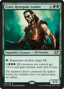 《背教の主導者、エズーリ/Ezuri, Renegade Leader》[C14] 緑R