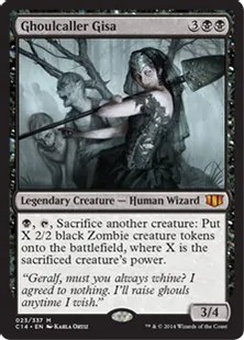 《グール呼びのギサ/Ghoulcaller Gisa》[C14] 黒R