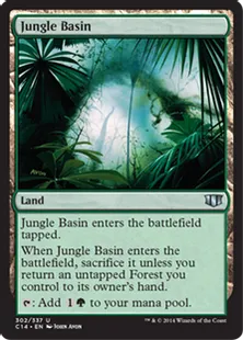 《ジャングルの盆地/Jungle Basin》[C14] 土地U