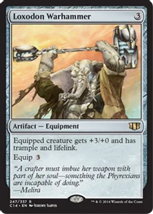 《ロクソドンの戦槌/Loxodon Warhammer》[C14] 茶R