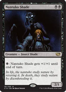 《ナントゥーコの影/Nantuko Shade》[C14] 黒R