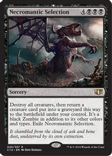 《屍術淘汰/Necromantic Selection》[C14] 黒R