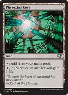 《ファイレクシアの核/Phyrexia's Core》[C14] 土地U