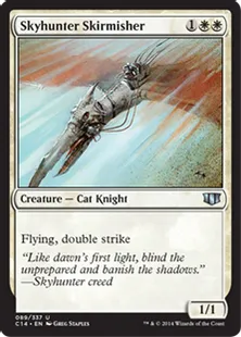 《空狩人の散兵/Skyhunter Skirmisher》[C14] 白U