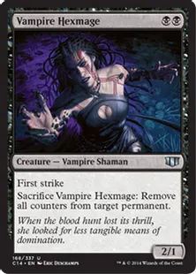 《吸血鬼の呪詛術士/Vampire Hexmage》[C14] 黒U