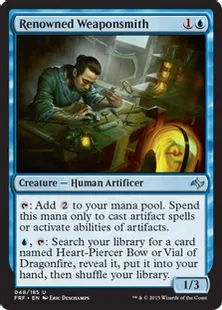 《名高い武器職人/Renowned Weaponsmith》[FRF] 青U