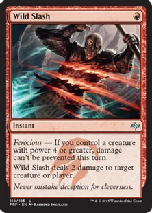 《乱撃斬/Wild Slash》[FRF] 赤U