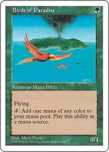 《極楽鳥/Birds of Paradise》[5ED] 緑R