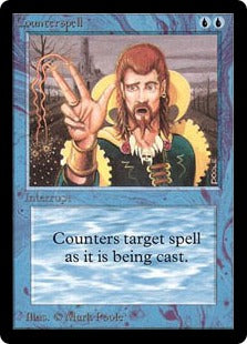 《対抗呪文/Counterspell》[LEA] 青U
