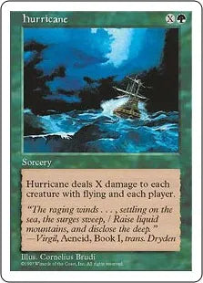 《ハリケーン/Hurricane》[5ED] 緑U