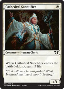 《大聖堂の聖別者/Cathedral Sanctifier》[BvC] 白C