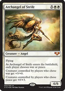 《敵対の大天使/Archangel of Strife》[FtV:Angels] 白