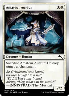 《Amateur Auteur》(INNISTRAD) [UST] 白C