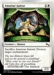 《Amateur Auteur》(ZENDIKAR) [UST] 白C
