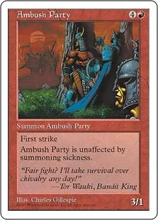 《待ち伏せ部隊/Ambush Party》[5ED] 赤C