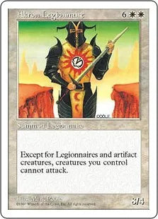《アクロンの軍団兵/Akron Legionnaire》[5ED] 白R