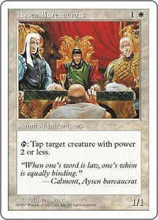 《アイゼンの官吏/Aysen Bureaucrats》[5ED] 白C