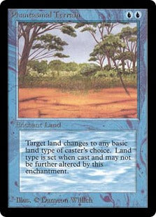 《幻影の地/Phantasmal Terrain》[LEA] 青C