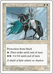 《白き盾の騎士団/Order of the White Shield》[5ED] 白U