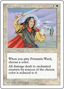 《虹色の護法印/Prismatic Ward》[5ED] 白C