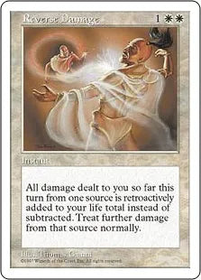 《ダメージ反転/Reverse Damage》[5ED] 白R