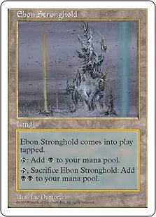 《漆黒の要塞/Ebon Stronghold》[5ED] 土地U