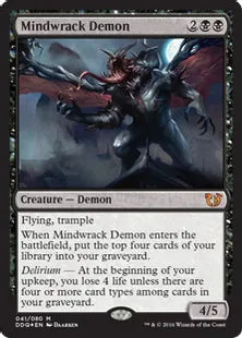 《精神壊しの悪魔/Mindwrack Demon》[BvC] 黒R