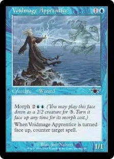 《虚空魔道士の弟子/Voidmage Apprentice》[LGN] 青C