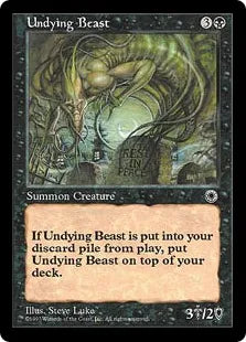《死せざる魔獣/Undying Beast》[POR] 黒C