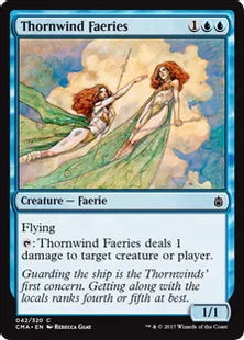 《ソーンウィンド・フェアリー/Thornwind Faeries》[CMA17] 青C