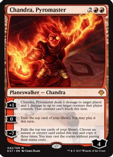 《紅蓮の達人チャンドラ/Chandra, Pyromaster》[ANN] 赤R