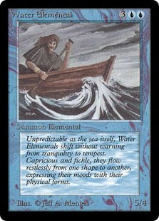 《水の精霊/Water Elemental》[LEA] 青U