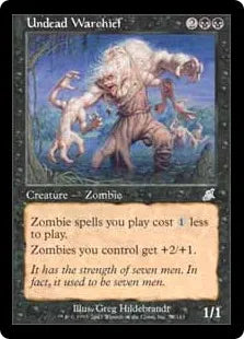 《アンデッドの戦長/Undead Warchief》[SCG] 黒U