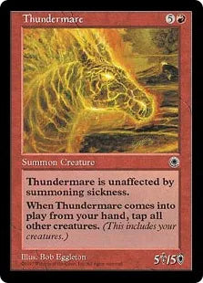 《サンダーメア/Thundermare》[POR] 赤R