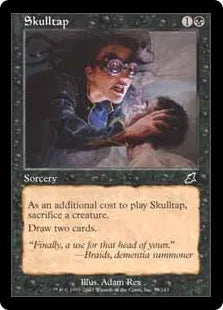 《頭叩き/Skulltap》[SCG] 黒C