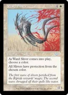 《護法スリヴァー/Ward Sliver》[LGN] 白U