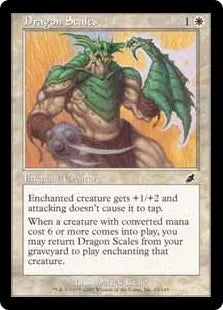 《ドラゴンの鱗/Dragon Scales》[SCG] 白C