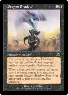《ドラゴンの影/Dragon Shadow》[SCG] 黒C